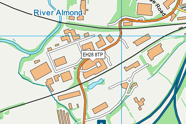 EH28 8TP map - OS VectorMap District (Ordnance Survey)