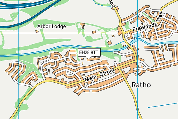 EH28 8TT map - OS VectorMap District (Ordnance Survey)