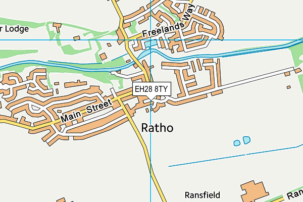 EH28 8TY map - OS VectorMap District (Ordnance Survey)