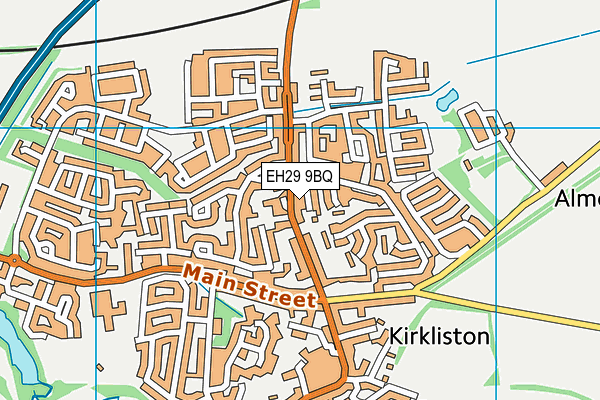 EH29 9BQ map - OS VectorMap District (Ordnance Survey)