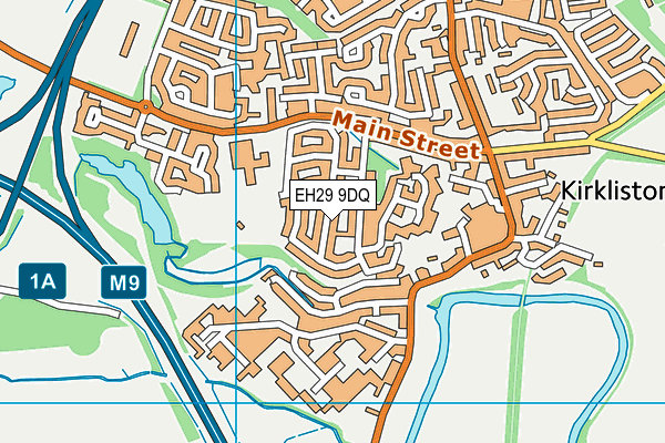 EH29 9DQ map - OS VectorMap District (Ordnance Survey)