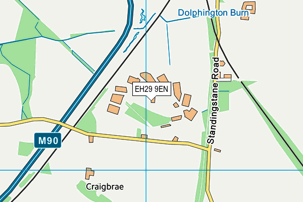 EH29 9EN map - OS VectorMap District (Ordnance Survey)