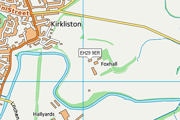 EH29 9ER map - OS VectorMap District (Ordnance Survey)