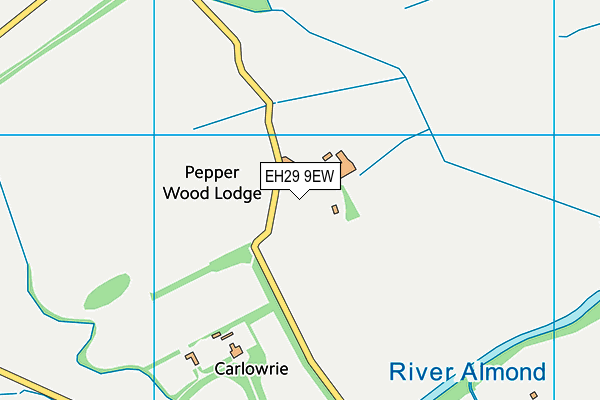 EH29 9EW map - OS VectorMap District (Ordnance Survey)