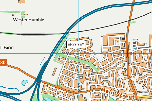 EH29 9EY map - OS VectorMap District (Ordnance Survey)