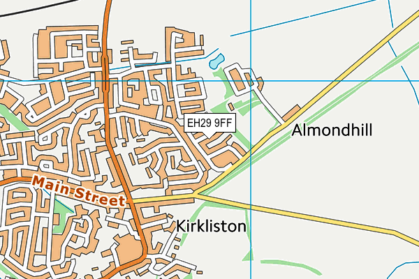 EH29 9FF map - OS VectorMap District (Ordnance Survey)
