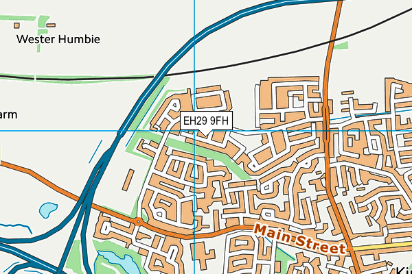 EH29 9FH map - OS VectorMap District (Ordnance Survey)