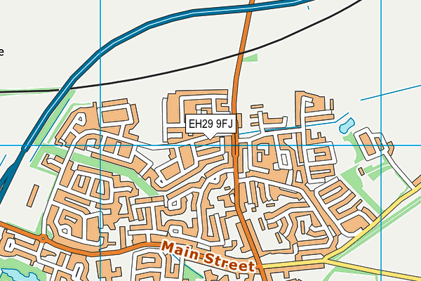 EH29 9FJ map - OS VectorMap District (Ordnance Survey)