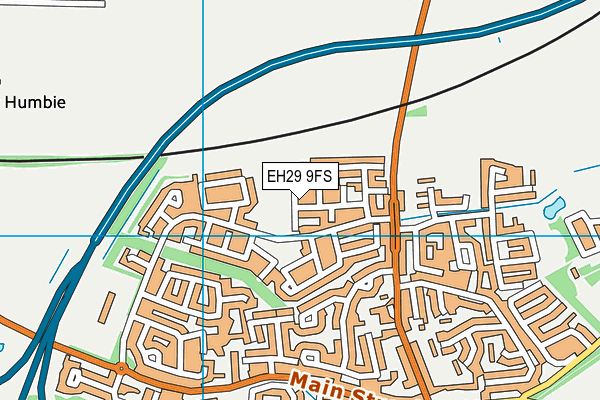 EH29 9FS map - OS VectorMap District (Ordnance Survey)