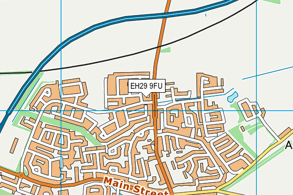 EH29 9FU map - OS VectorMap District (Ordnance Survey)