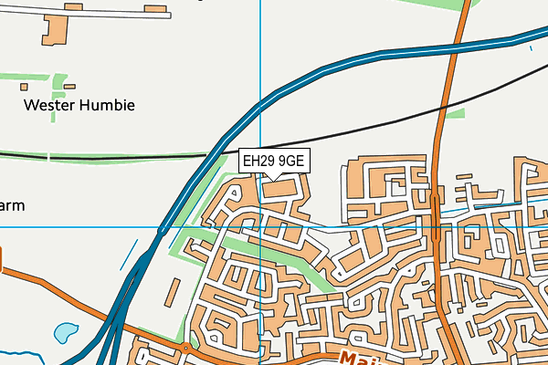 EH29 9GE map - OS VectorMap District (Ordnance Survey)