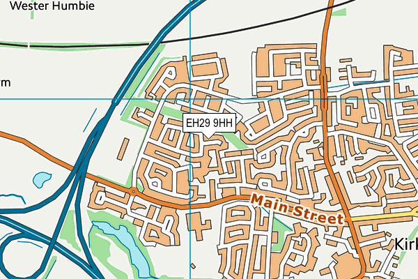 EH29 9HH map - OS VectorMap District (Ordnance Survey)