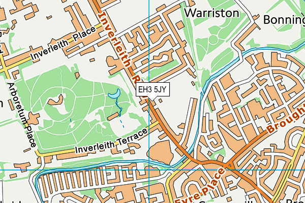 EH3 5JY map - OS VectorMap District (Ordnance Survey)