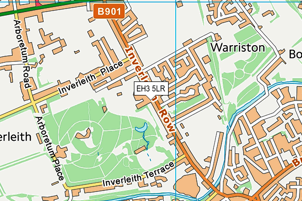 EH3 5LR map - OS VectorMap District (Ordnance Survey)