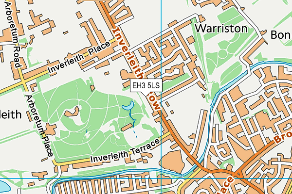 EH3 5LS map - OS VectorMap District (Ordnance Survey)