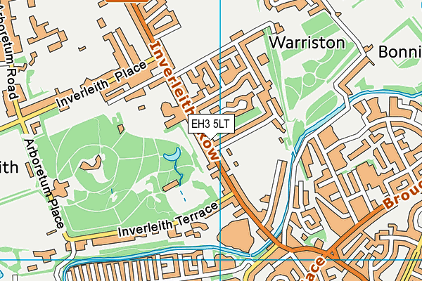EH3 5LT map - OS VectorMap District (Ordnance Survey)