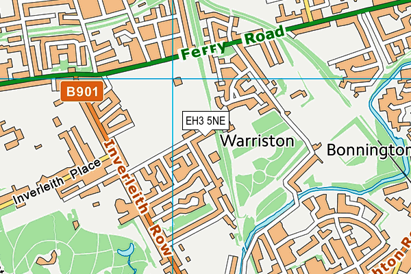 EH3 5NE map - OS VectorMap District (Ordnance Survey)