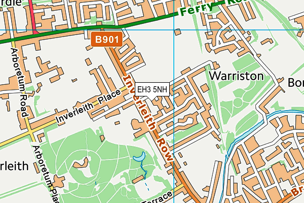 EH3 5NH map - OS VectorMap District (Ordnance Survey)