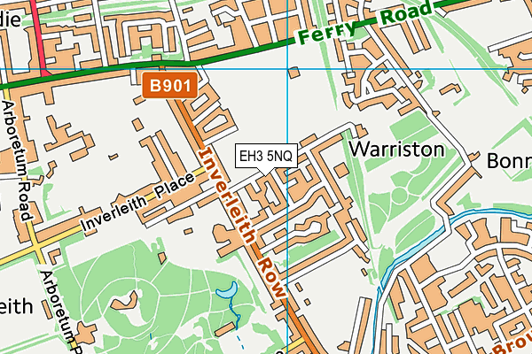 EH3 5NQ map - OS VectorMap District (Ordnance Survey)