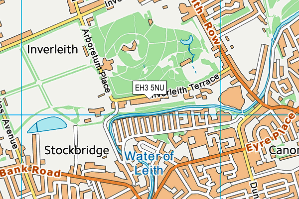 EH3 5NU map - OS VectorMap District (Ordnance Survey)