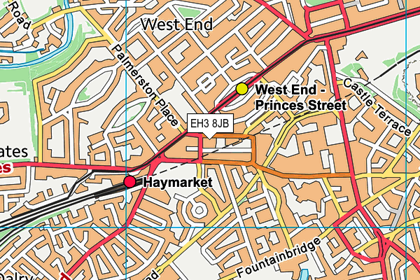 Map of BLACKADDERS TRUSTEES (EDINBURGH) LIMITED at district scale