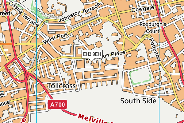 EH3 9EH map - OS VectorMap District (Ordnance Survey)