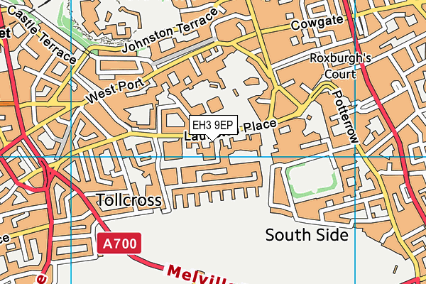 EH3 9EP map - OS VectorMap District (Ordnance Survey)