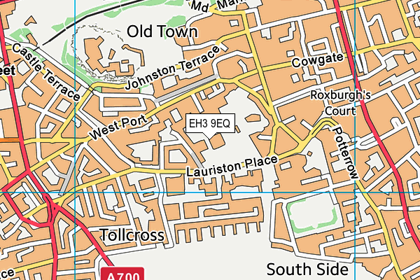 EH3 9EQ map - OS VectorMap District (Ordnance Survey)