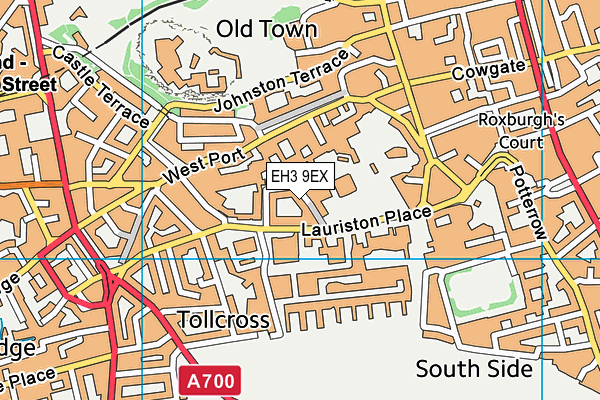 EH3 9EX map - OS VectorMap District (Ordnance Survey)