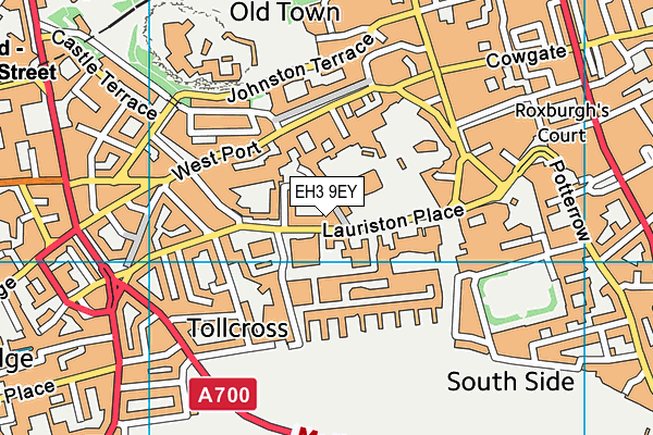 EH3 9EY map - OS VectorMap District (Ordnance Survey)