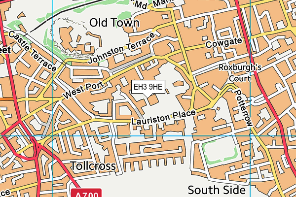 EH3 9HE map - OS VectorMap District (Ordnance Survey)