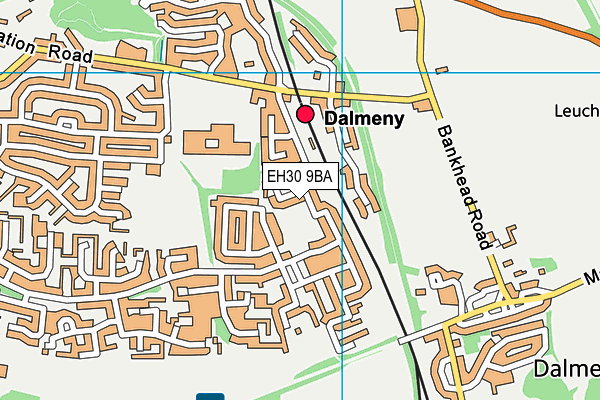 EH30 9BA map - OS VectorMap District (Ordnance Survey)