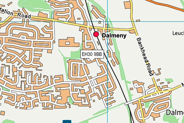 EH30 9BB map - OS VectorMap District (Ordnance Survey)