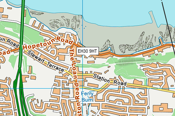 EH30 9HT map - OS VectorMap District (Ordnance Survey)