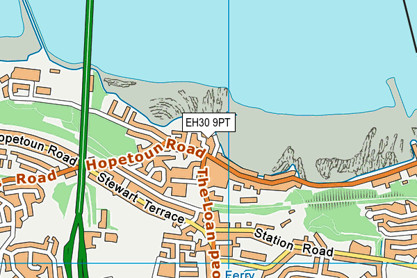 EH30 9PT map - OS VectorMap District (Ordnance Survey)
