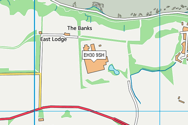 EH30 9SH map - OS VectorMap District (Ordnance Survey)