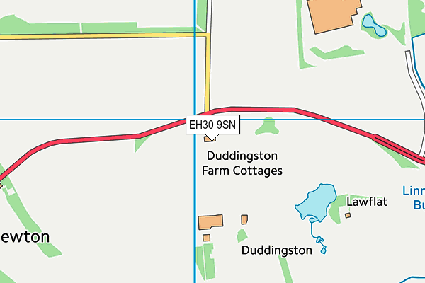 EH30 9SN map - OS VectorMap District (Ordnance Survey)