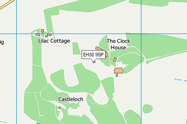 EH30 9SP map - OS VectorMap District (Ordnance Survey)