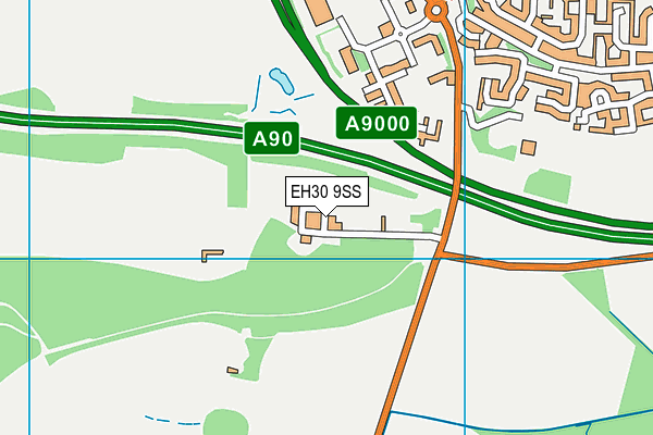 EH30 9SS map - OS VectorMap District (Ordnance Survey)