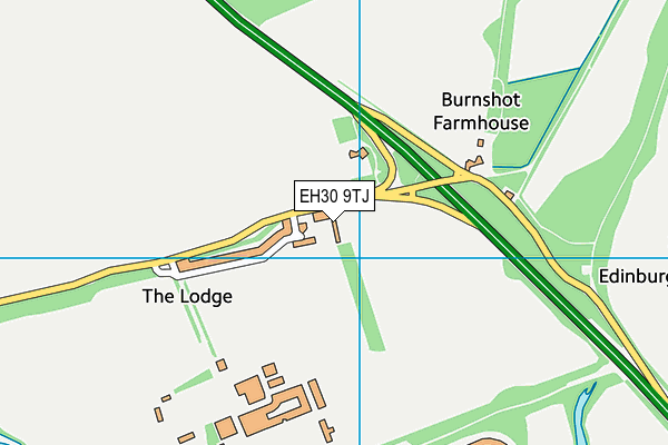 EH30 9TJ map - OS VectorMap District (Ordnance Survey)