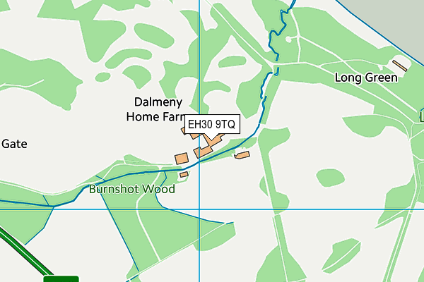 EH30 9TQ map - OS VectorMap District (Ordnance Survey)