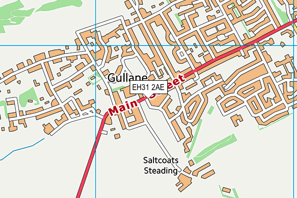 EH31 2AE map - OS VectorMap District (Ordnance Survey)