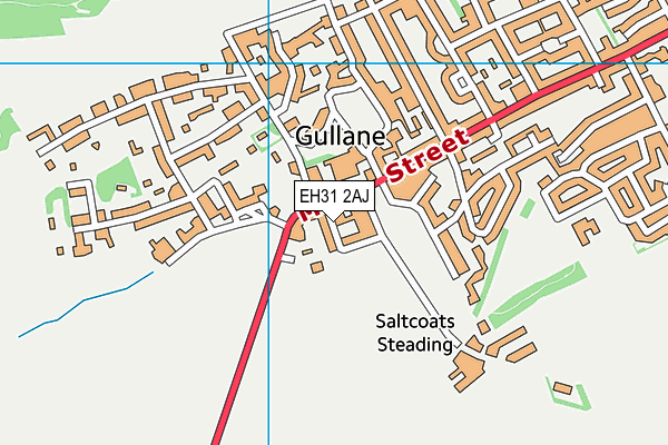 EH31 2AJ map - OS VectorMap District (Ordnance Survey)