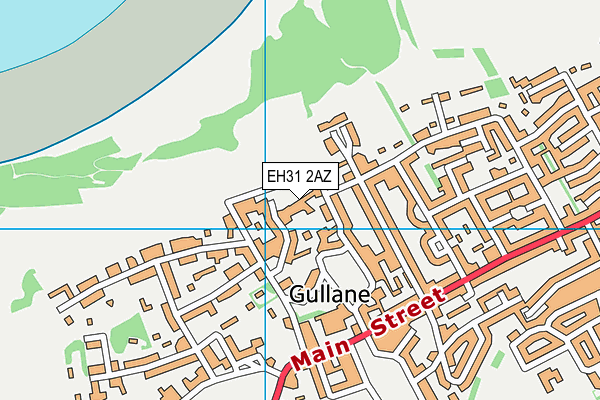 EH31 2AZ map - OS VectorMap District (Ordnance Survey)