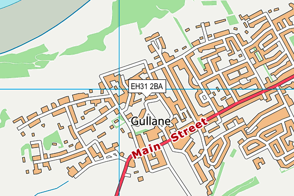 EH31 2BA map - OS VectorMap District (Ordnance Survey)