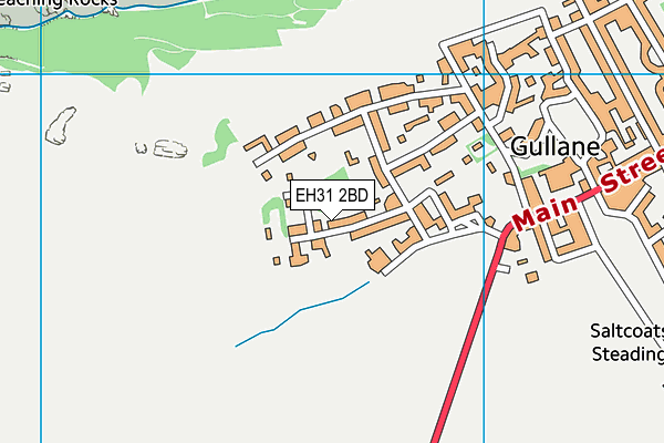 EH31 2BD map - OS VectorMap District (Ordnance Survey)