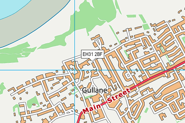EH31 2BF map - OS VectorMap District (Ordnance Survey)