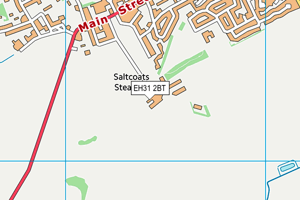 EH31 2BT map - OS VectorMap District (Ordnance Survey)