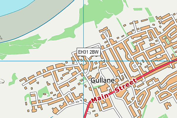 EH31 2BW map - OS VectorMap District (Ordnance Survey)