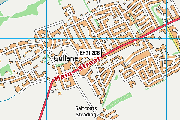 EH31 2DB map - OS VectorMap District (Ordnance Survey)